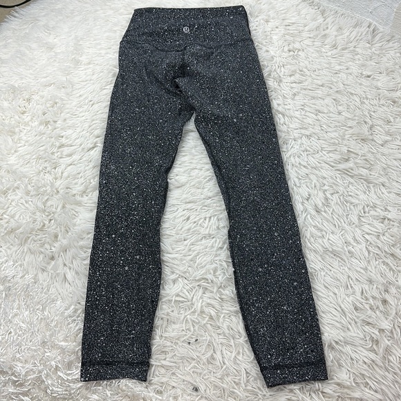 Lululemon Align Pant II *25" Luminesce Splatter Ice Grey Black - Picture 5 of 6